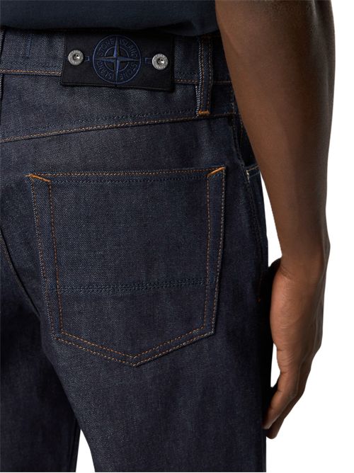 Jeans Indigo Denim Raw Loose 'Denim Research' Stone Island Stone Island | K2S15J100006S00J8VJ200